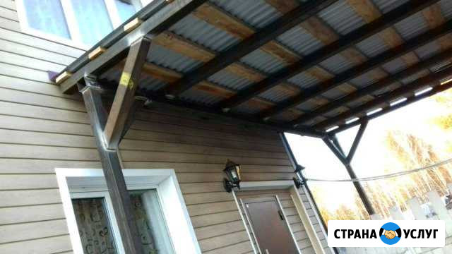 Отделка фасадов,заборы,построим дома бани крыши Ангарск - изображение 1