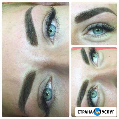 Естественный татуаж в технике напыление Армавир - изображение 1