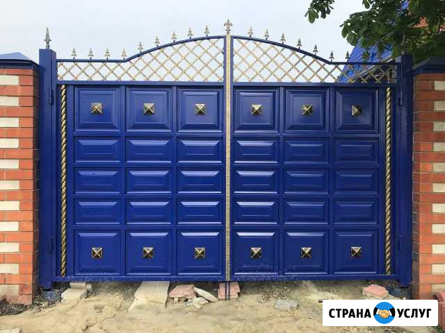 Откатные и распашные Филенчатые ворота Кузнецк - изображение 1