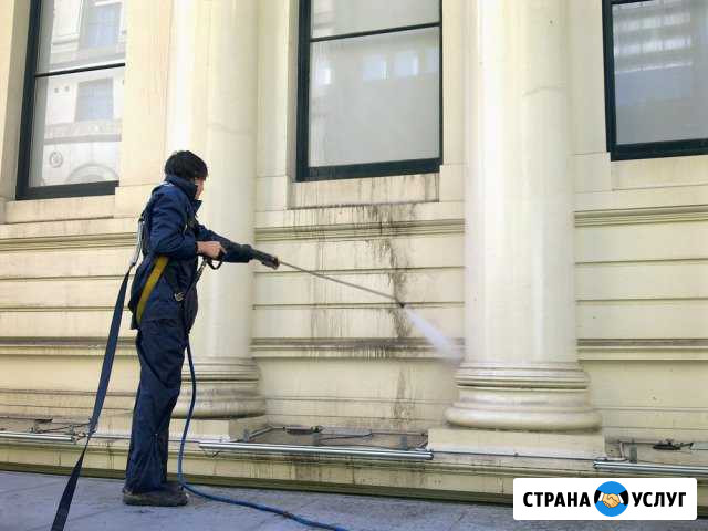 Мойка зданий фасадов,витрин,окон Астрахань - изображение 1