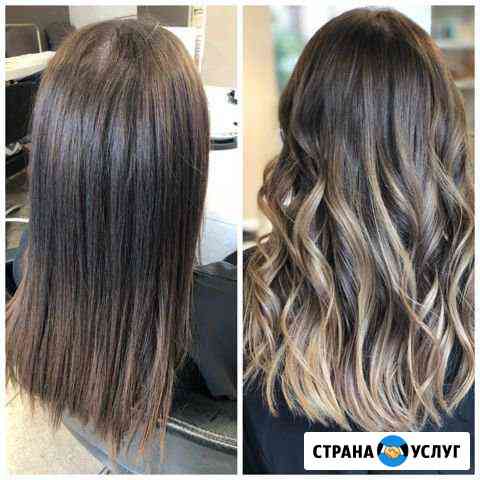 Наращивание волос 120 прядей Краснодар