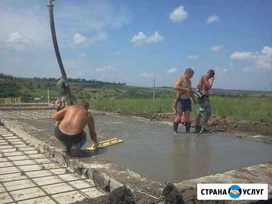 Бетонные работы бригадой мастеров Аксай