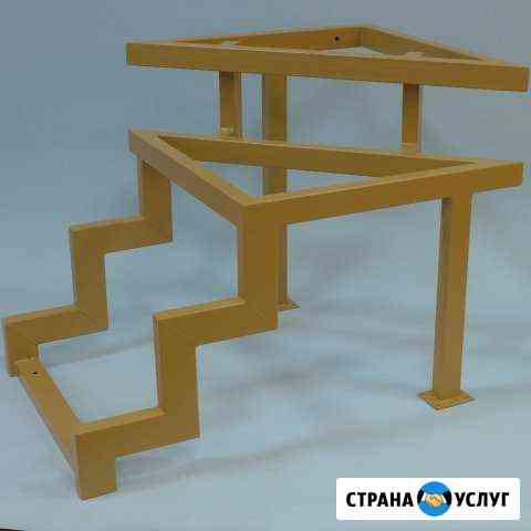 Лестница на металлокаркасе Красноярск