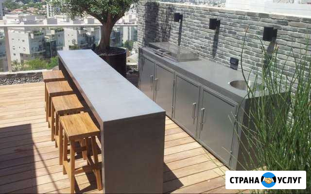 Столешница для барбекю из искусственного камня Краснодар - изображение 1