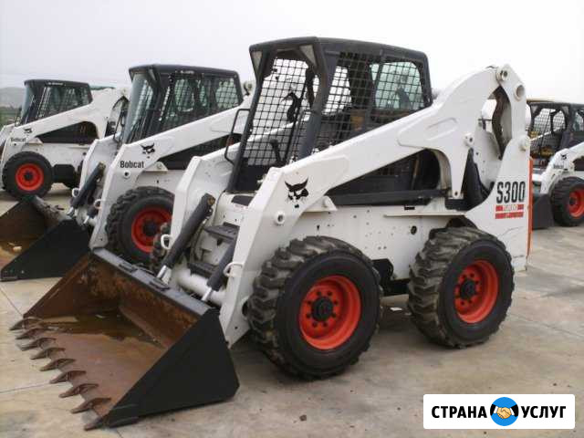 Аренда минипогрузчика Bobcat (ковш,щетка,вилы,гм) Санкт-Петербург - изображение 1
