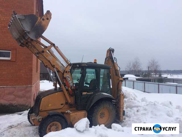 Аренда Экскаватор-погрузчик case 580 super услуги Электроизолятор - изображение 1