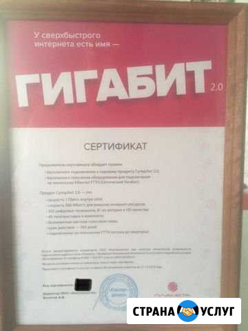 Сертификат на годовое подключение интернета и теле Екатеринбург - изображение 1