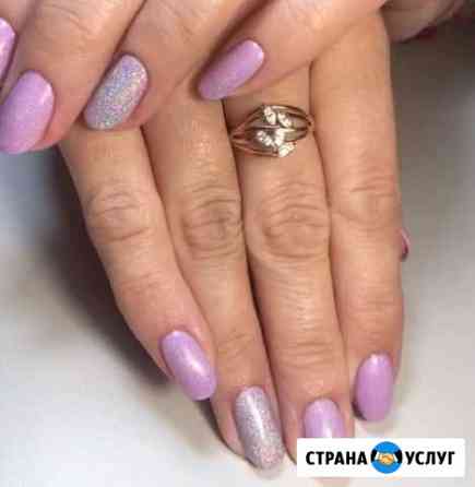 Комби маникюр + покрытие гель лаком на Пионерском Екатеринбург