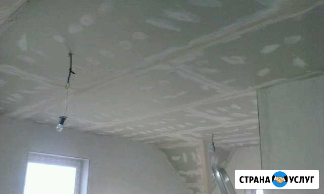 Выравнивание стен. Выравнивание потолка. Шпатлевка Калининград - изображение 1