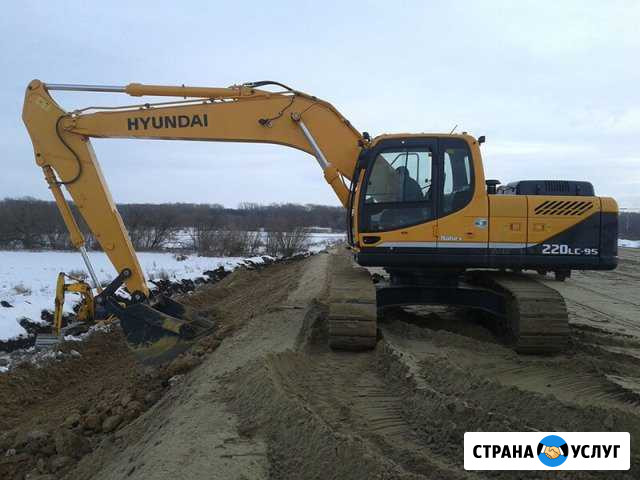 Аренда экскаватора Hyundai R220 с машинистом Сургут - изображение 1