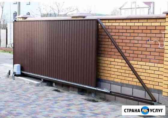 Откатные Распашные ворота Забор Пироговский