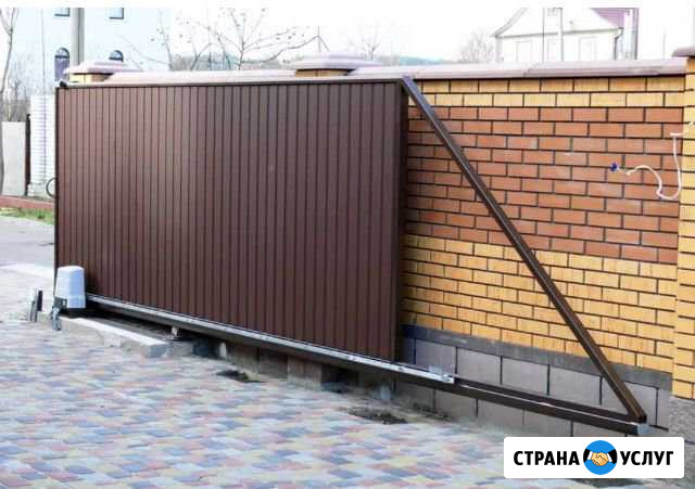 Откатные Распашные ворота Забор Пироговский - изображение 1
