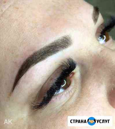 Перманентный макияж бровей/татуаж Москва