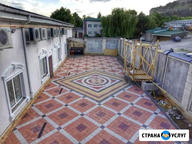 Профессиональная укладка тротуарной плитки Залукокоаже - изображение 1
