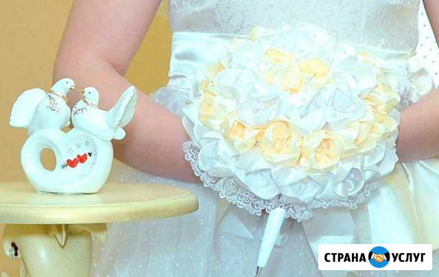 Свадебные букеты из атласных лент Златоуст - изображение 1