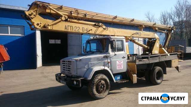 Услуги автовышки стрела 28 м Брянск - изображение 1