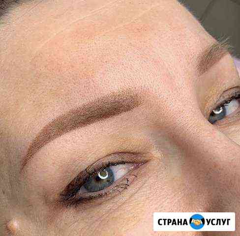 Перманентный Макияж бровей, пудровые бровки Симферополь