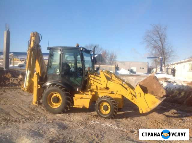 Экскаватор погрузчик, все виды земляных работ Самара - изображение 1