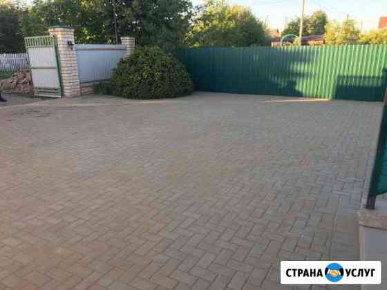 Укладка тротуарной плитки (мощение) Кострома