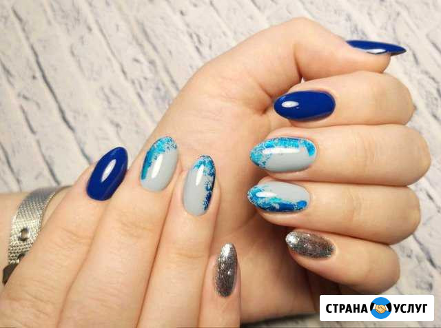 Комбинированный маникюр с покрытием гель-лак Якутск - изображение 1