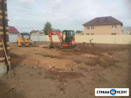 Планировка благоустройство отмостка газон Кострома