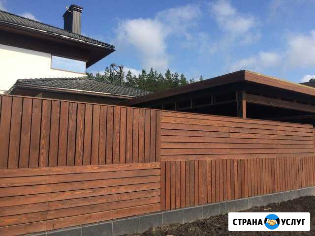 Деревянные и металлические заборы цена качество Аксай - изображение 1