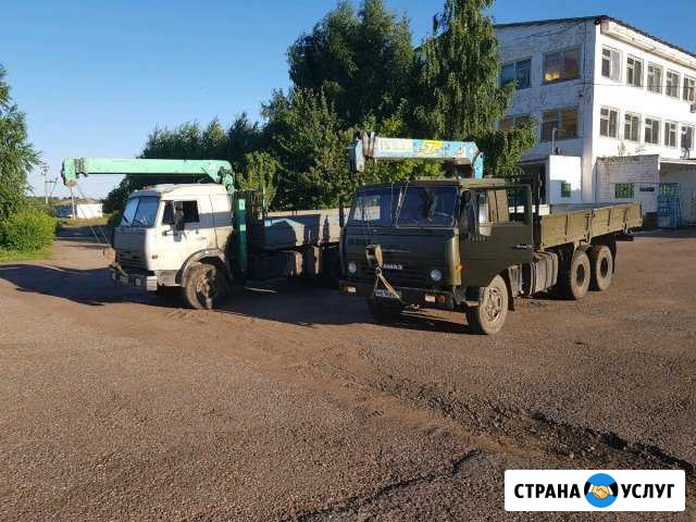 Услуга Камаз манипулятор 10 тонн+ прицеп 10 Уфа - изображение 1