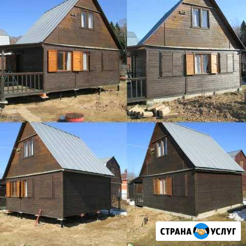 Подъем дома.Ремонт, замена фундамента на сваи Москва - изображение 1