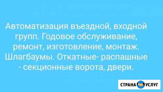 Автоматические ворота. Откатные, распашные, секцио Андреевка
