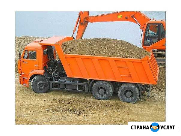 Самосвал. Камаз. Щебень песок отсев дрова грунт Александров - изображение 1