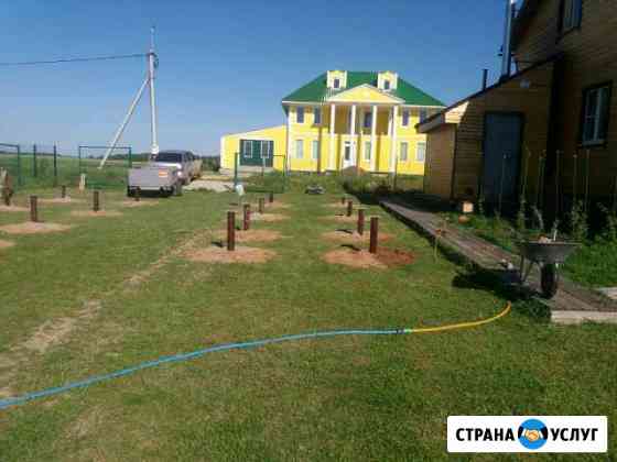 Фундамент на винтовых сваях Городец