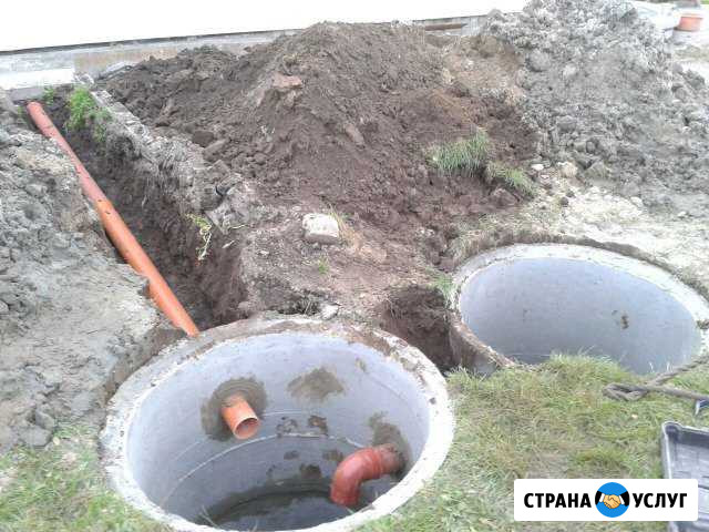 Установка, монтаж Ж/Б септиков Калининград - изображение 1