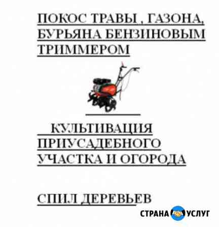 Покос травы, бурьяна. Культивация. Спил деревьев Белгород