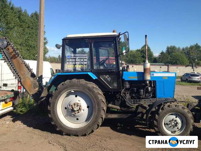 Аренда бара грунторез траншеекопатель мтз Беларусь Санкт-Петербург - изображение 1