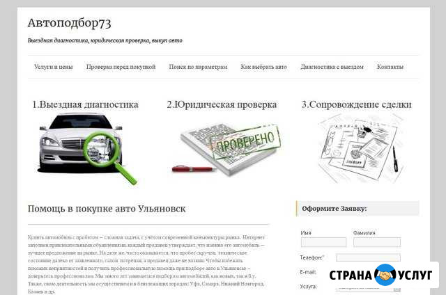 Выездная диагностика автомобиля, авто-подбор Ульяновск - изображение 1