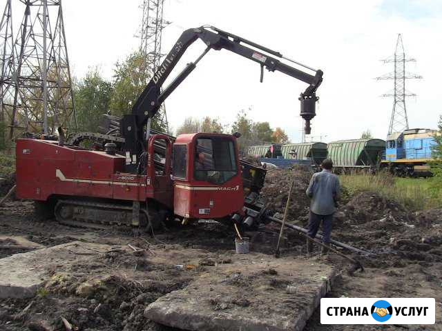 Гнб / Бурение / Прокол коммуникаций под дорогой Балабаново - изображение 1