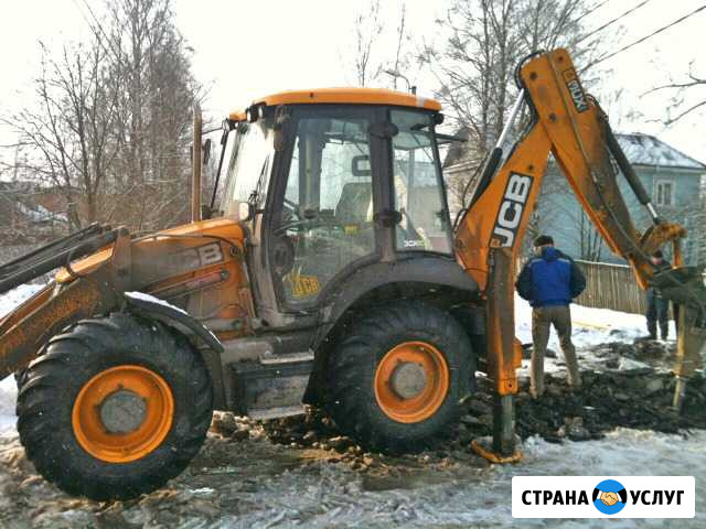 Аренда экскаватора погрузчика с гидромолотом вилы Санкт-Петербург - изображение 1
