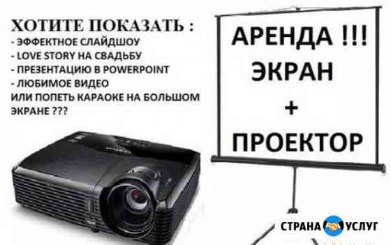 Аренда, проектора, экрана, пульта для презентаций Сочи