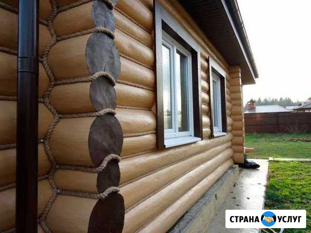 Конопатка, шлифовка, покраска сруба Линда - изображение 1