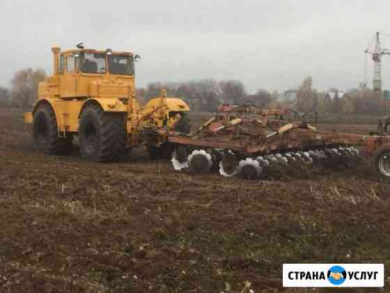 Вспашка Земли трактор К-701 Балакирево