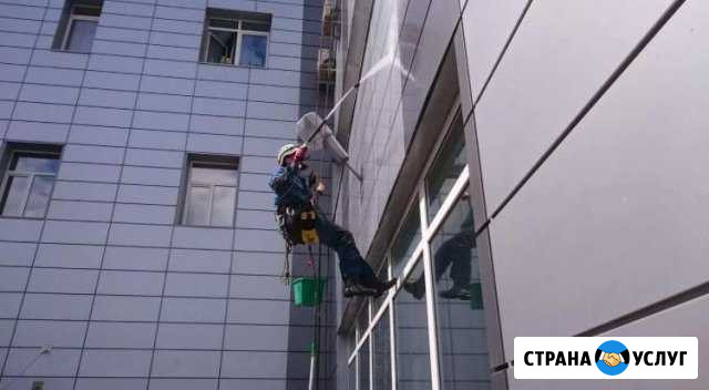 Мойка фасада,остекления,витрин Москва - изображение 1