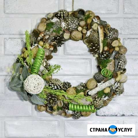 Мастер-класс Осенний веночек Тольятти - изображение 1