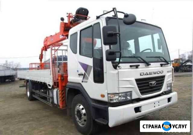 Аренда Кран манипулятор Daewoo Ultra Novus 10т Иваново - изображение 1