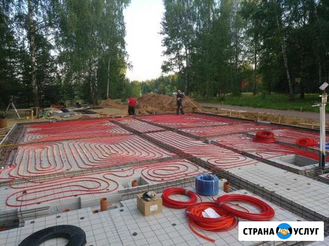Монтаж отопления, теплого пола, и тепловых насосов Москва - изображение 1