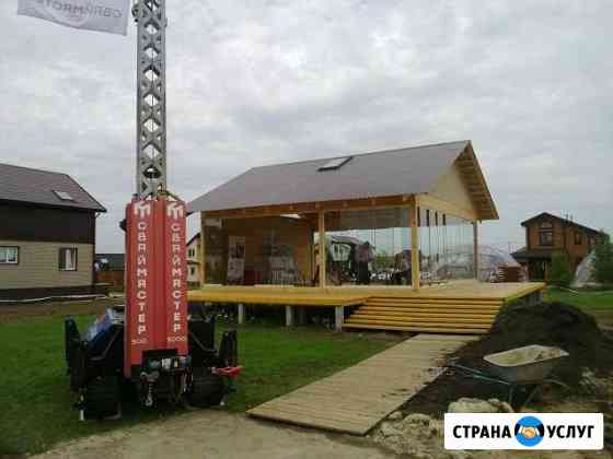 Фундаменты. Сваебойная установка Подольск