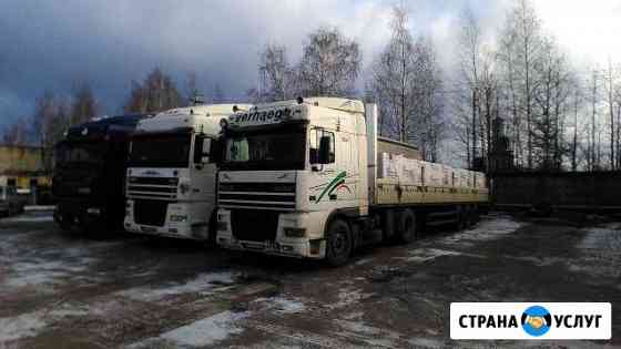 Грузоперевозки а/м 20 тонн открытые, тентованные Кострома