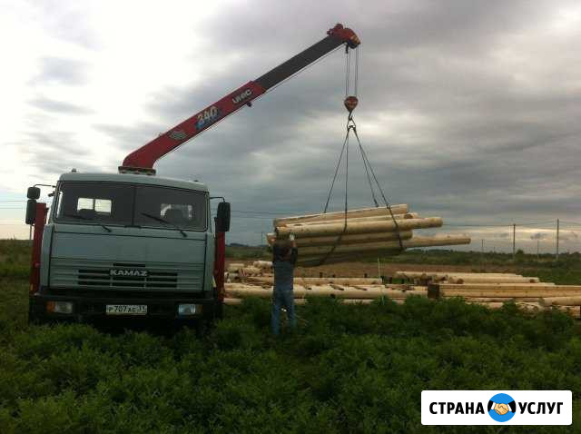 Услуги / борт 12 тонн *кран 3 тонны. Аренда Волгоград - изображение 1