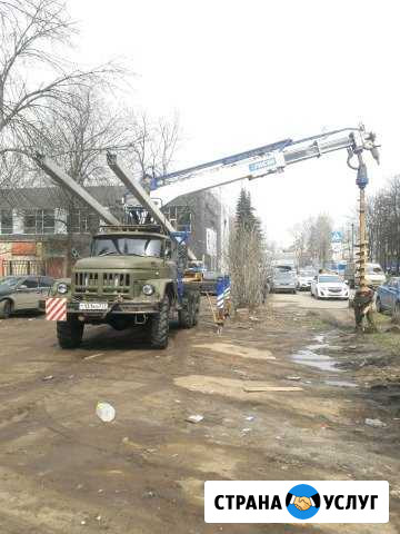 Ямобур,Доставка,Установка Столбов,Опор лэп Солнечногорск - изображение 1