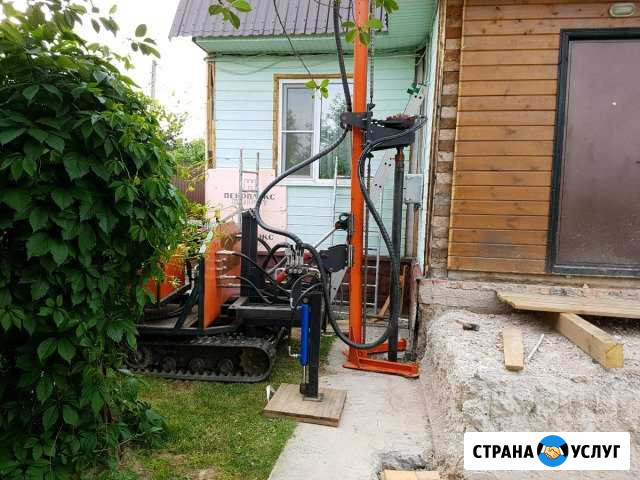 Монтаж винтовых свай техникой Дедовск - изображение 1