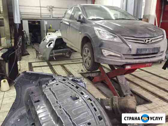 Цех кузовного ремонта и покраски авто Качественно Москва